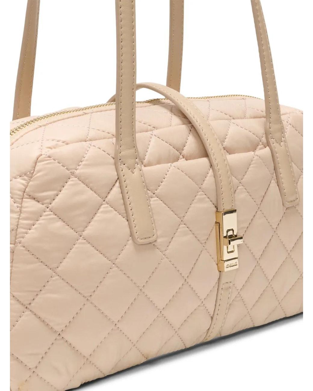 MZ Wallace Natural Small Astor Quilted Shoulder Bag