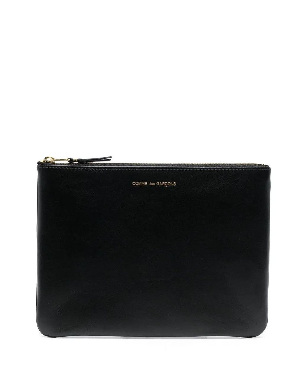 Comme des Garçons Black Leather Credit Card Case