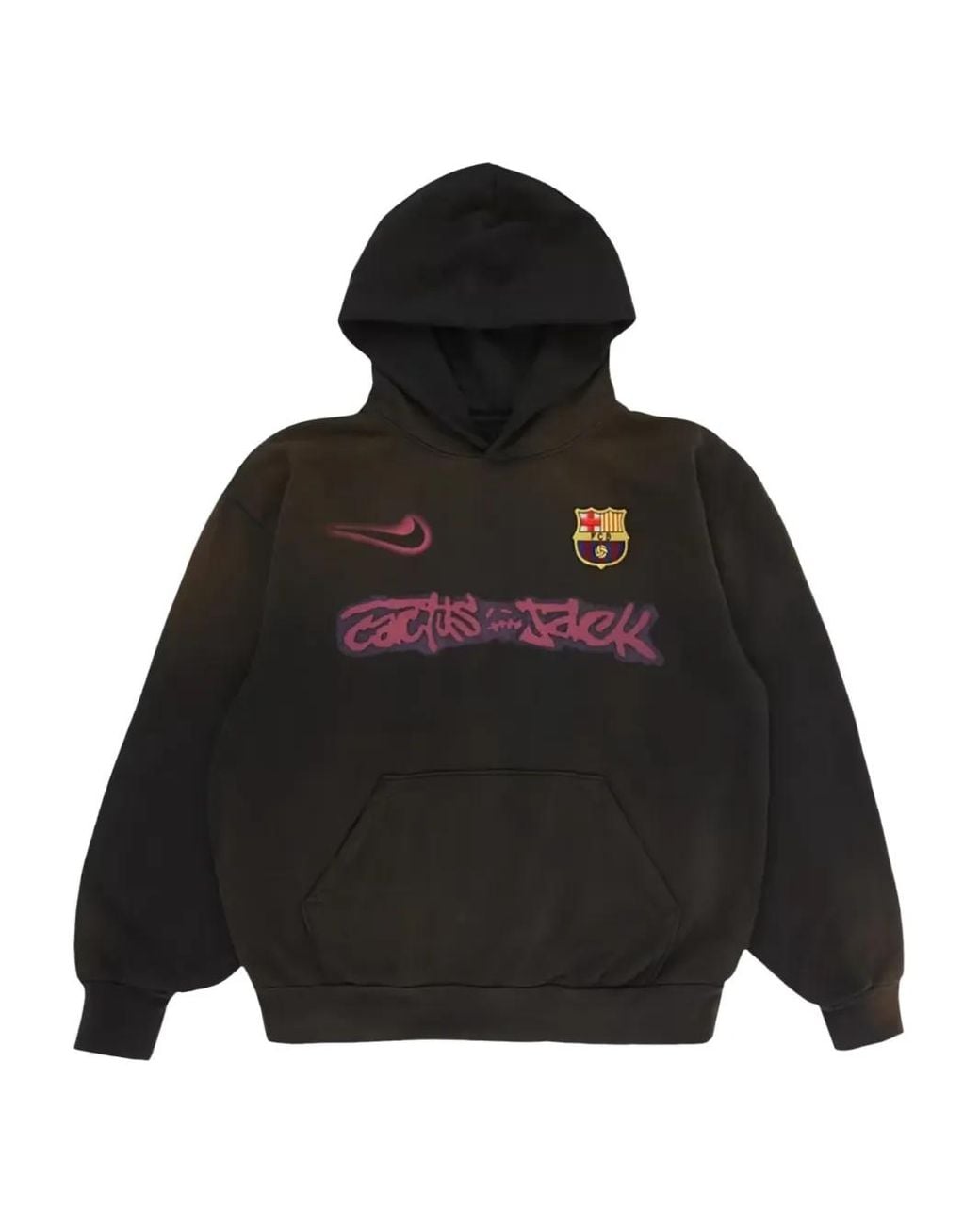 Travis Scott Black X Nike Logo Hoodie for men