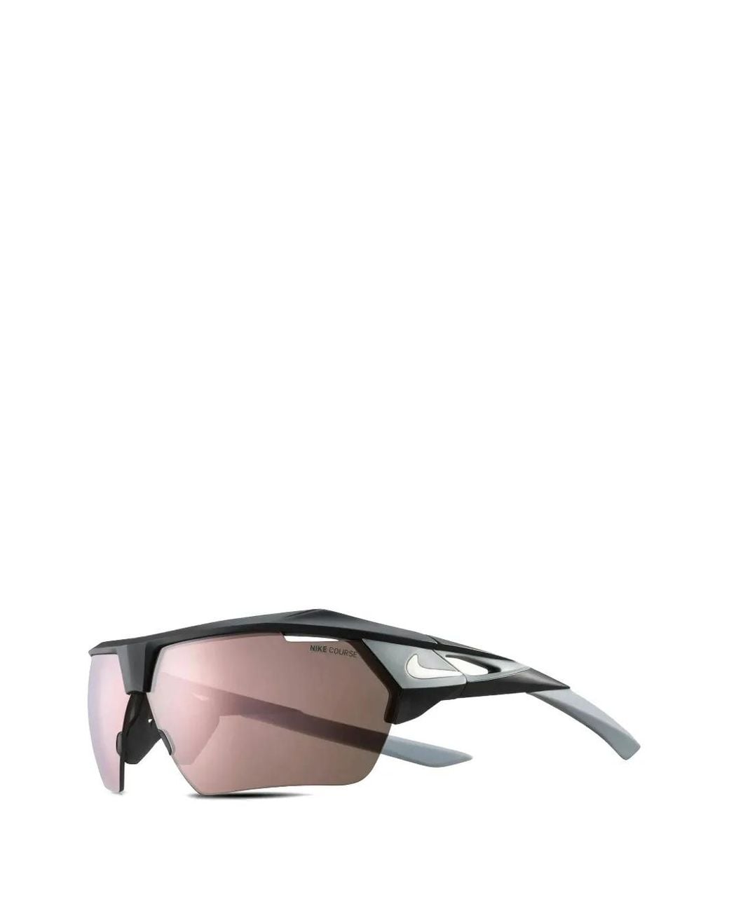 Nike Black Hyperforce Geometric-Frame Sunglasses for men