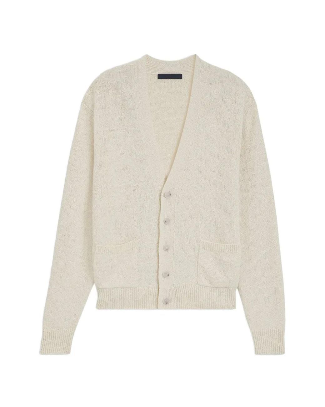 Boss White By Beckham Cardigan for men