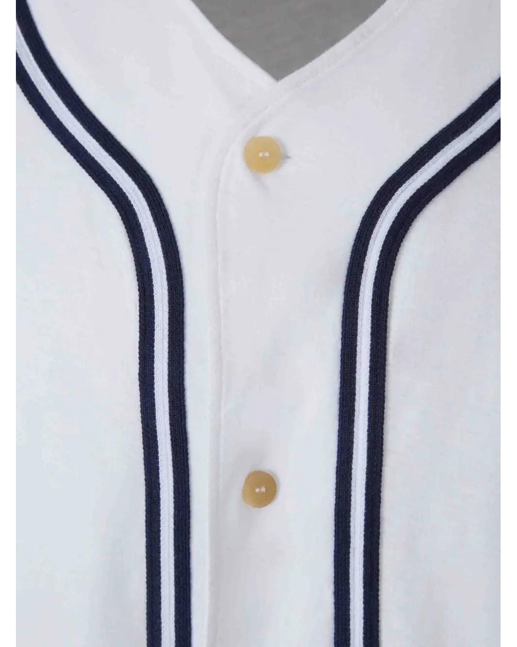 Jacquemus White Baseball Shirt for men