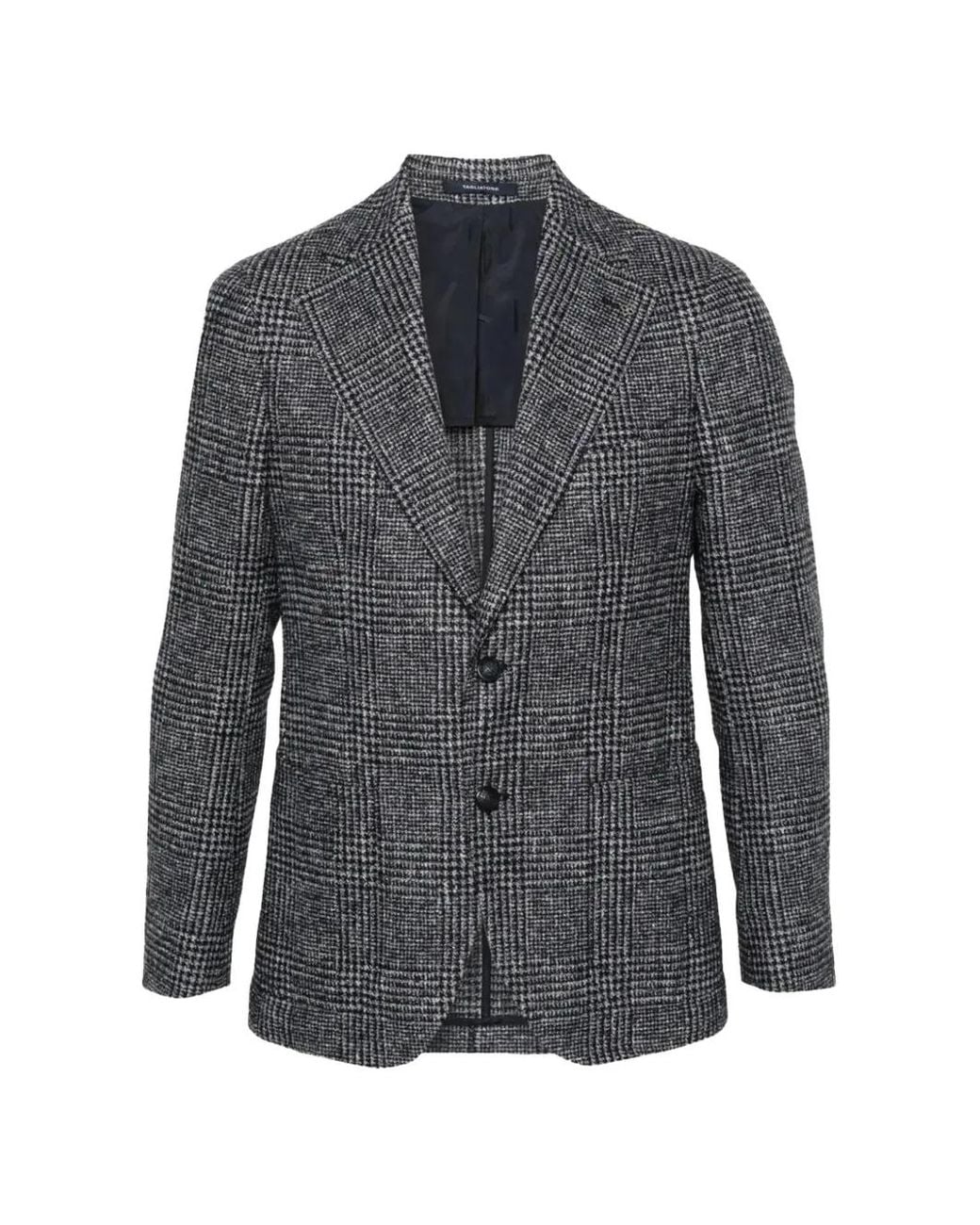 Tagliatore Geruite Blazer in het Gray voor heren