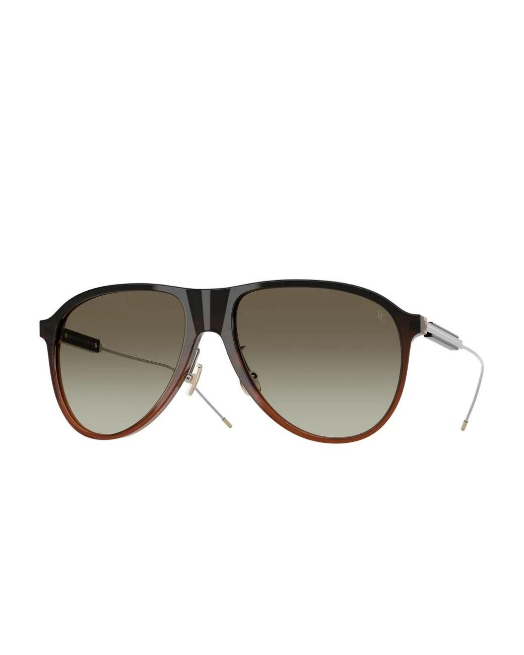 Brunello Cucinelli Brown Pilot-Frame Sunglasses for men