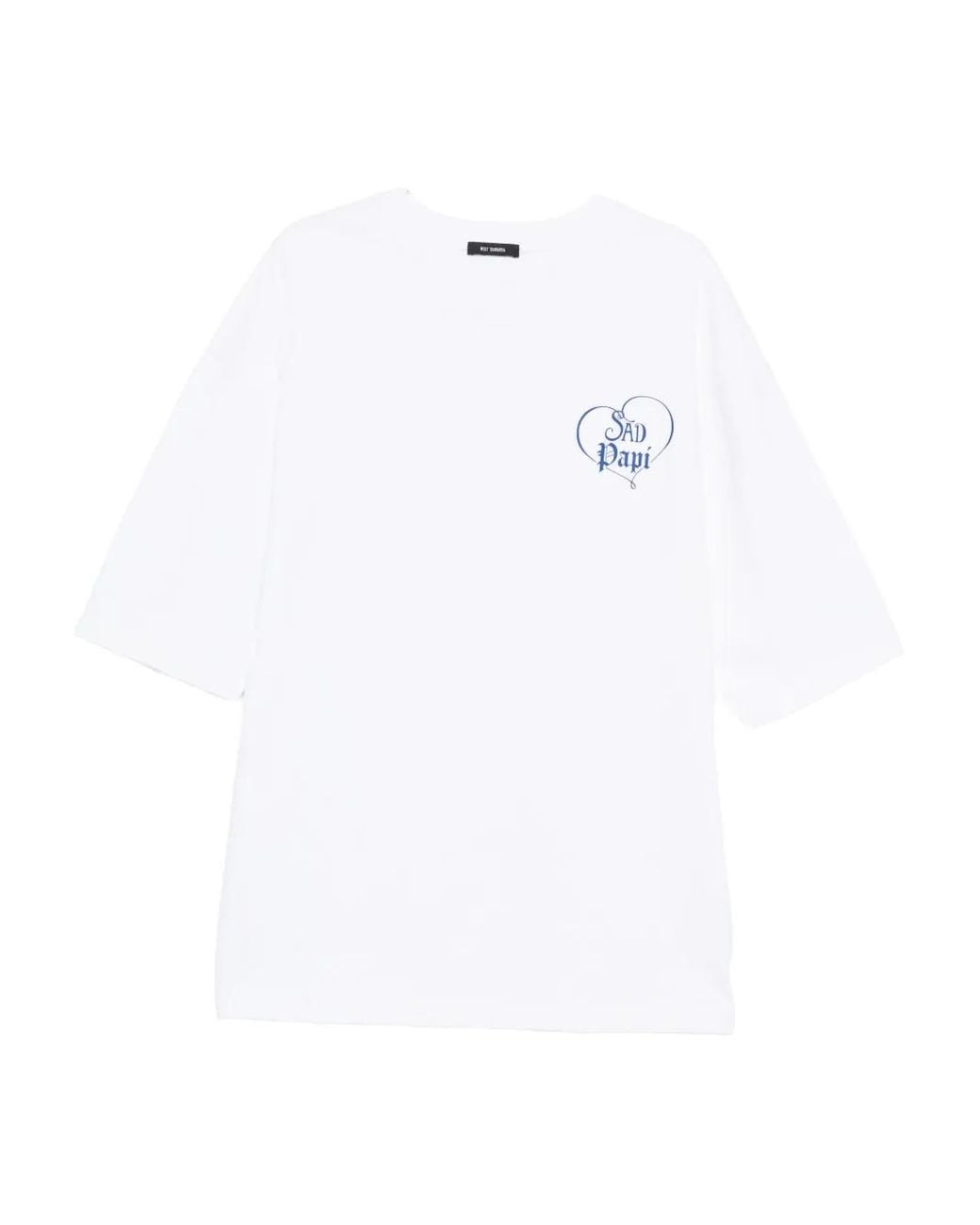 Willy Chavarria White Sad Papi T-Shirt for men