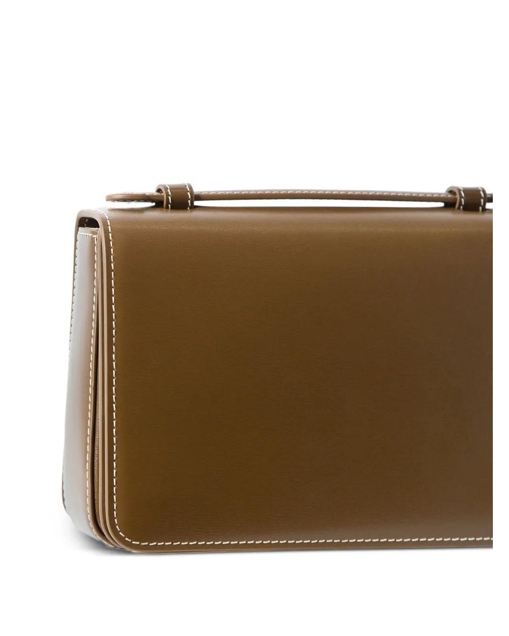 12 STOREEZ Brown Flaneur Leather Handbag
