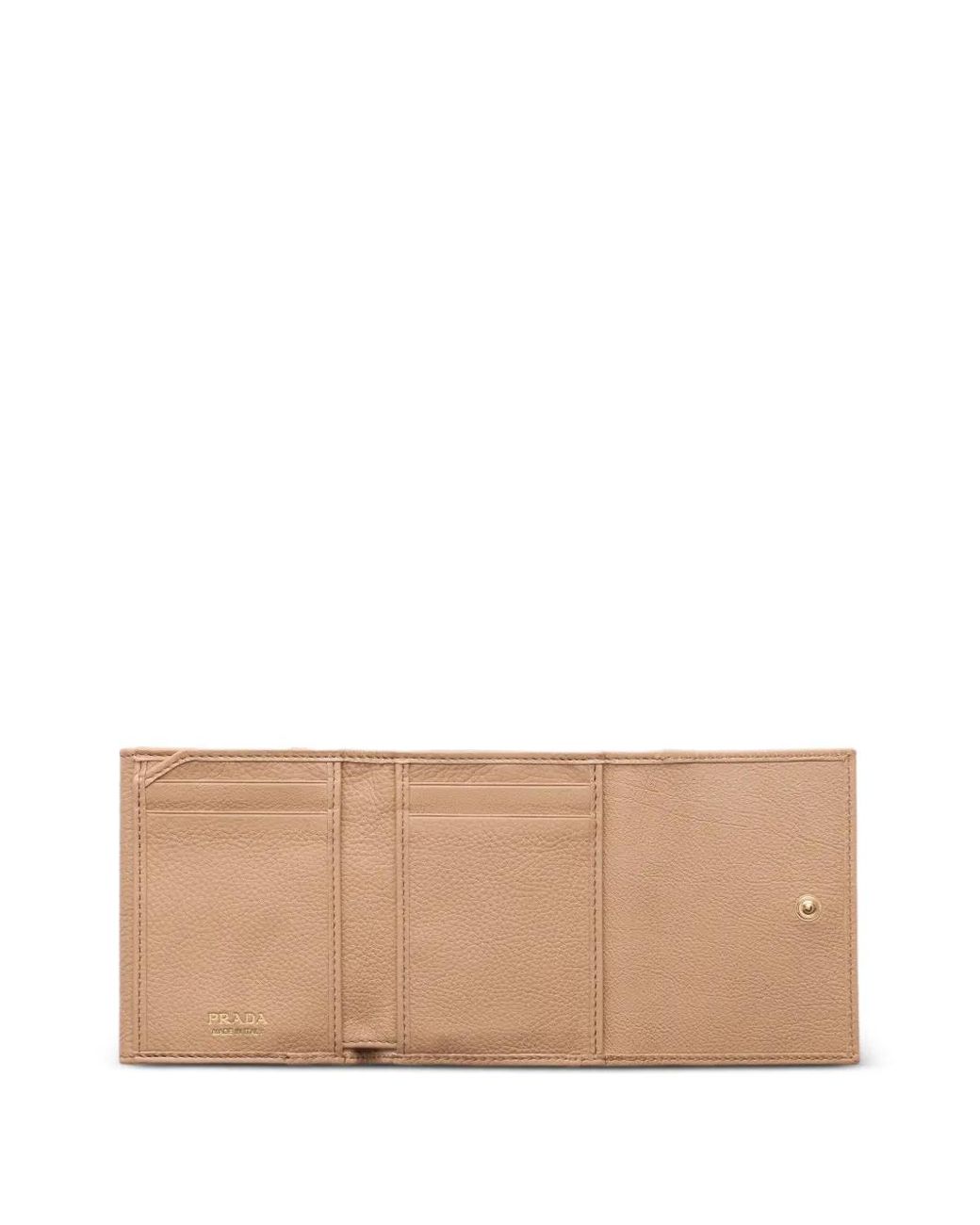 Prada Natural Small Leather Wallet
