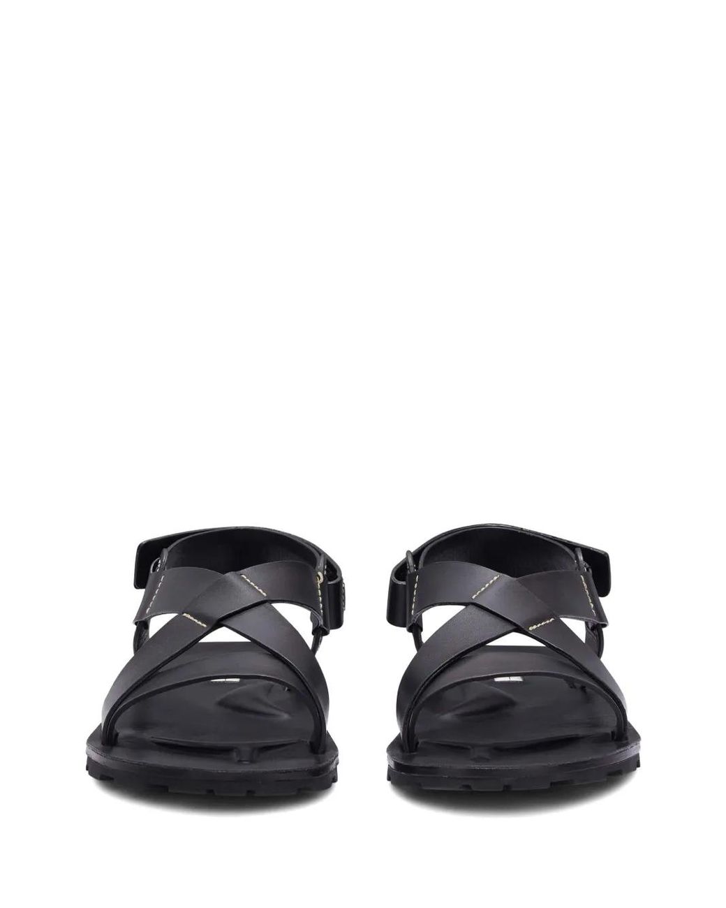 Jil Sander Blue Leather Sandals for men