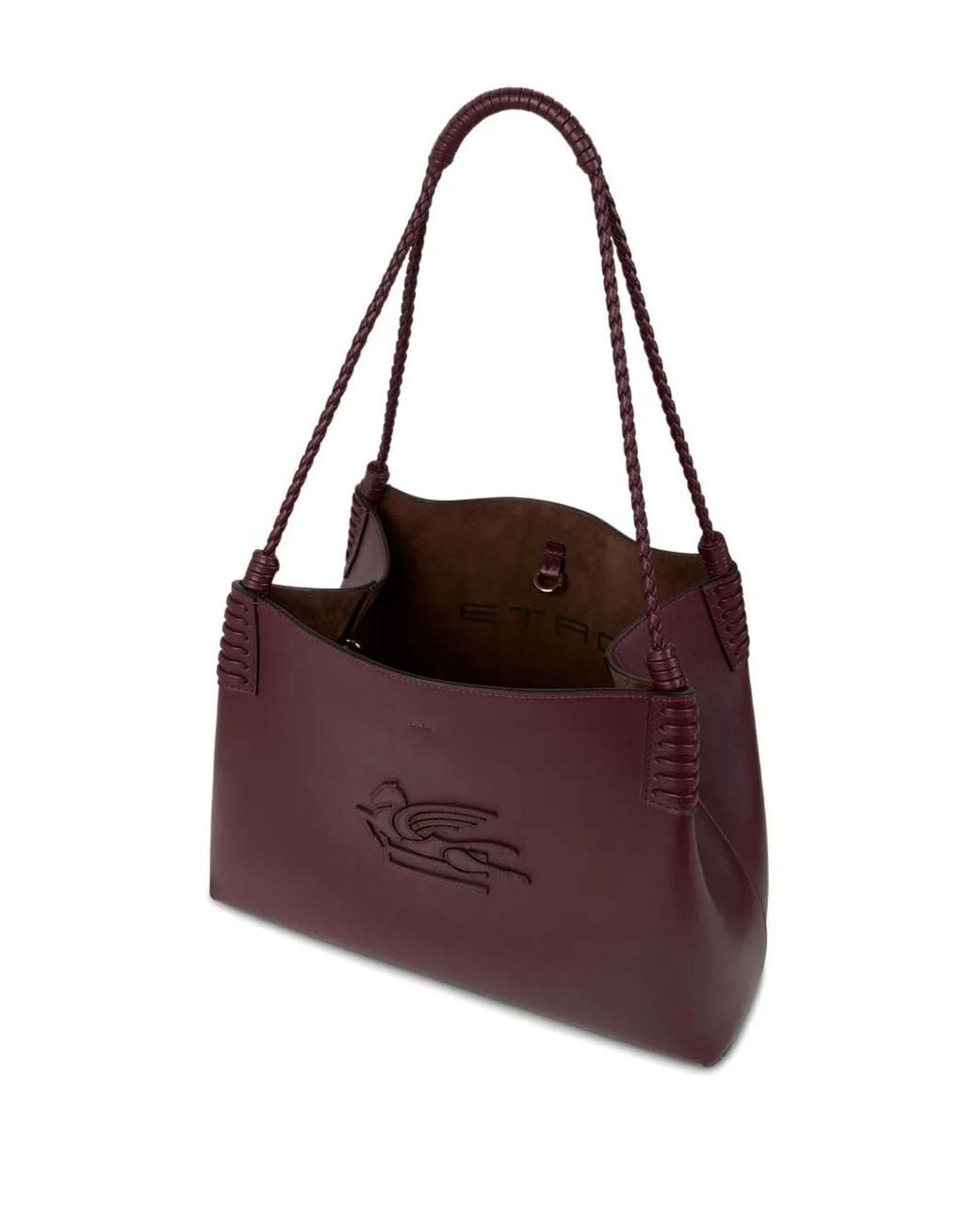 Etro Purple Medium Libra Tote Bag