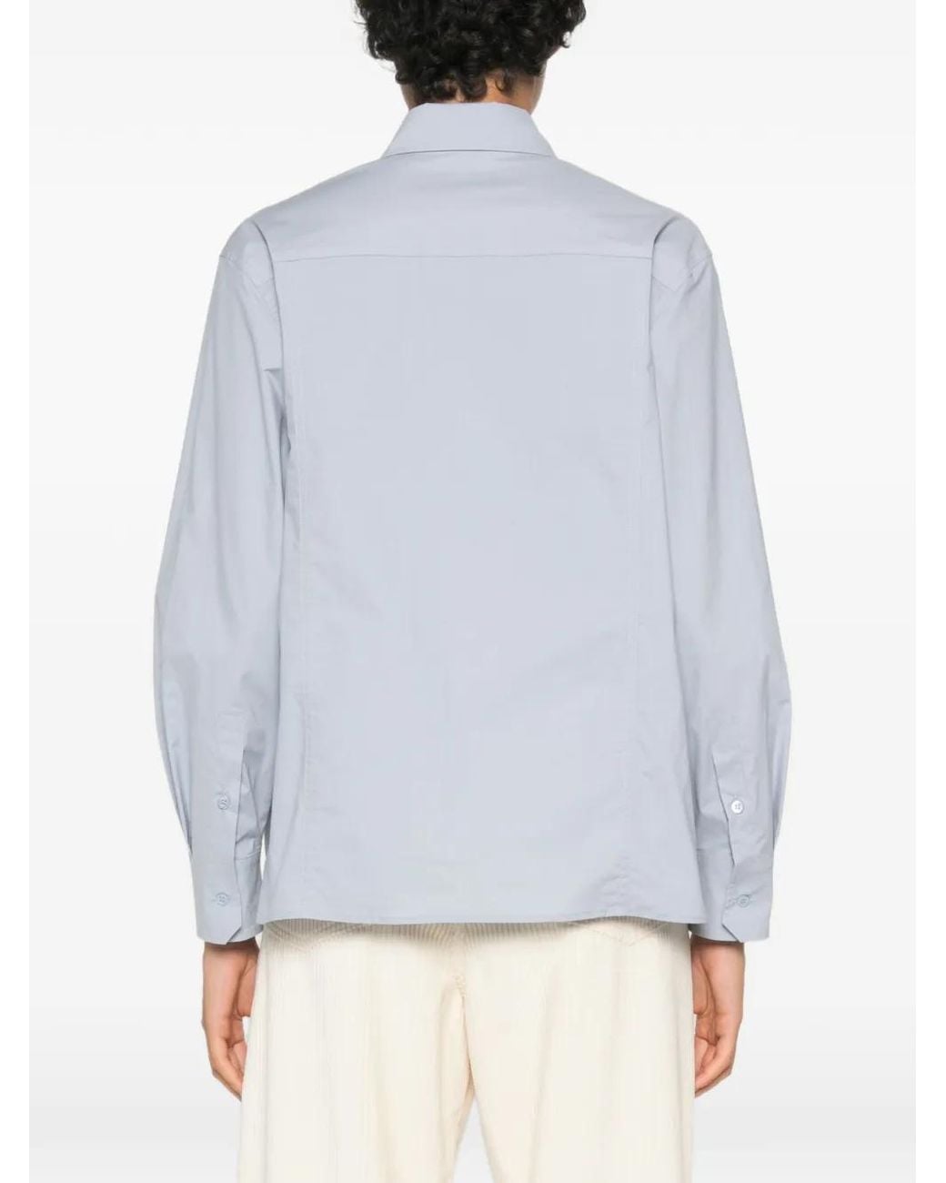 Peserico Blue Button-Down Shirt