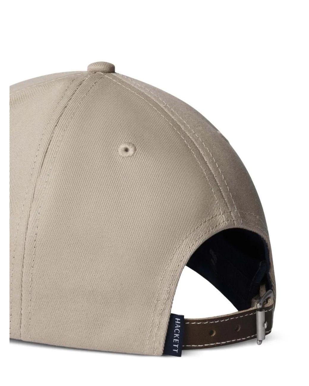 Cappello Con Logo di Hackett in Natural da Uomo