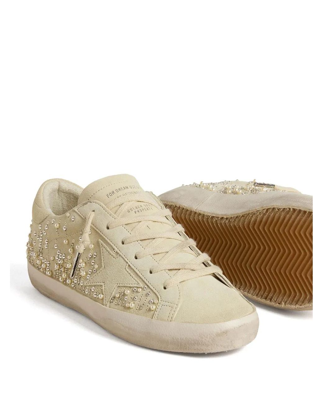Golden Goose Deluxe Brand White Super-Star Sneakers