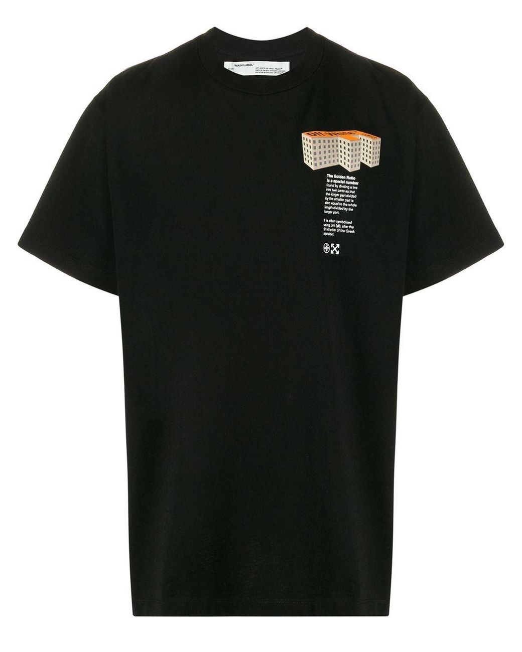 Off-White c/o Virgil Abloh Cotton The Golden Ratio Logo T-shirt in ...