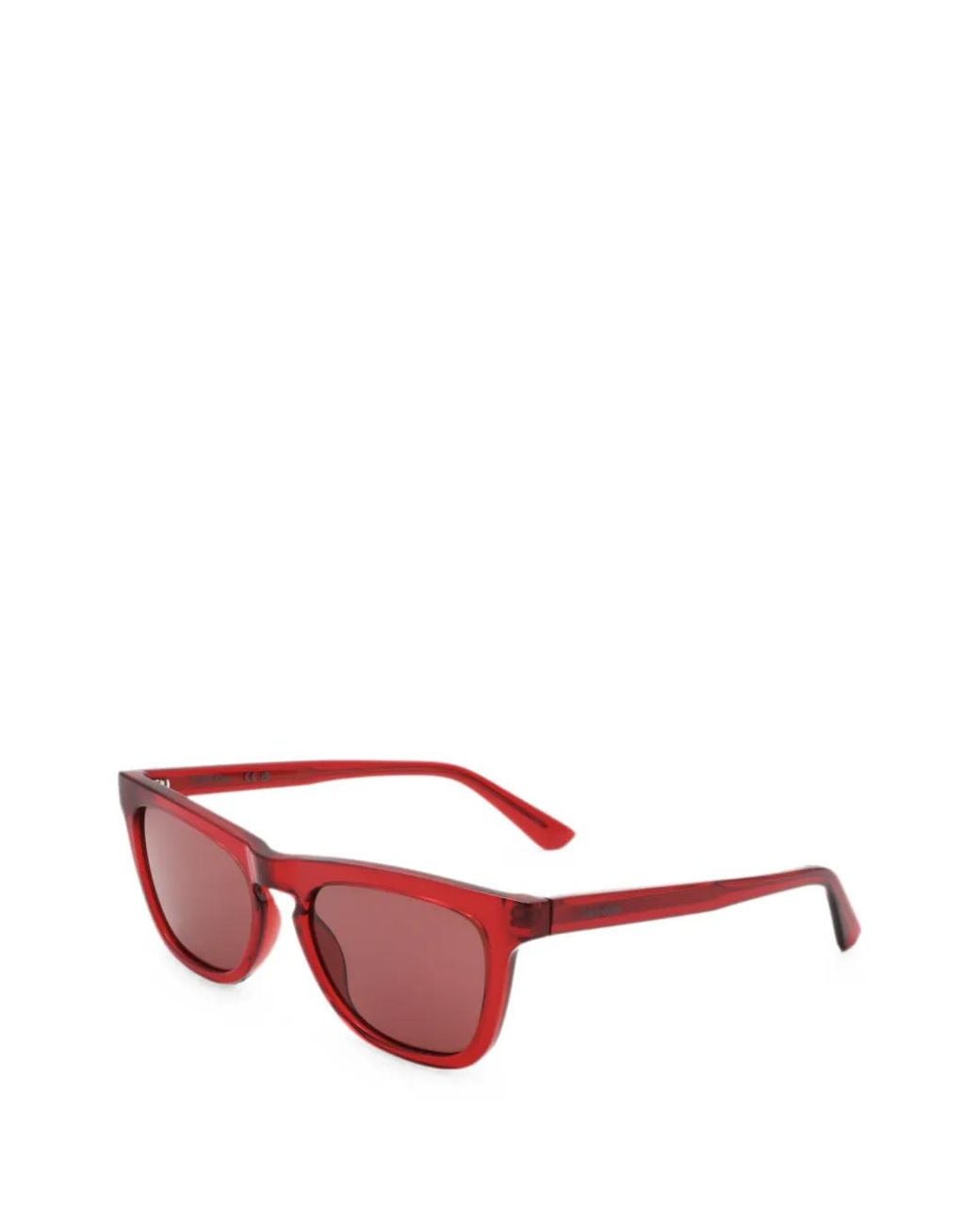 Calvin Klein Pink Lunettes De Soleil À Monture Carrée