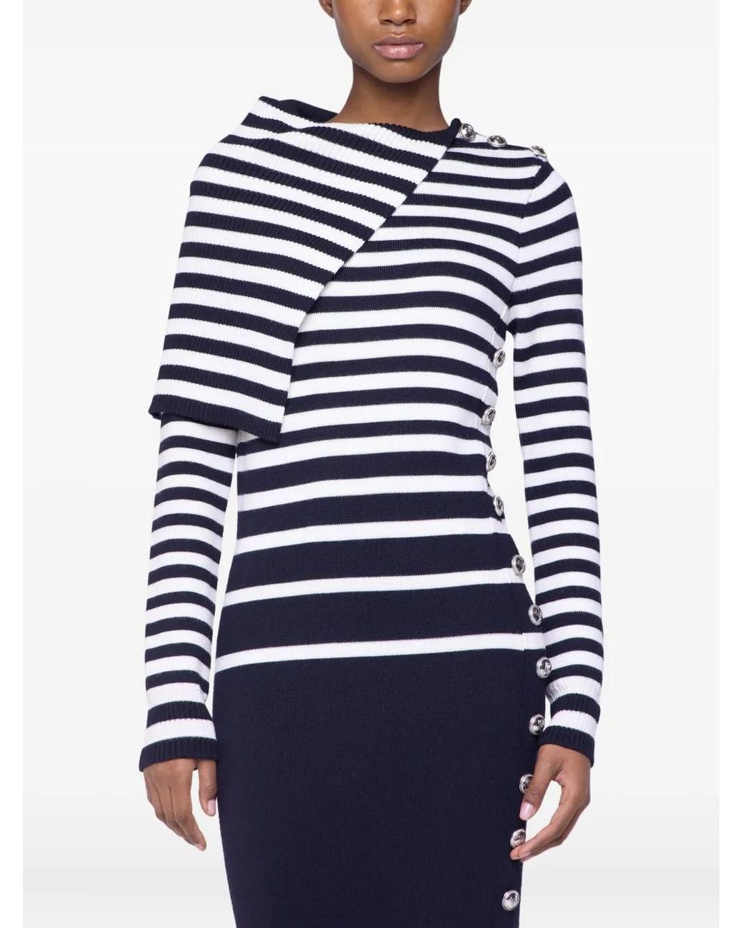 Rabanne Wollen Midi-Jurk in het Blue