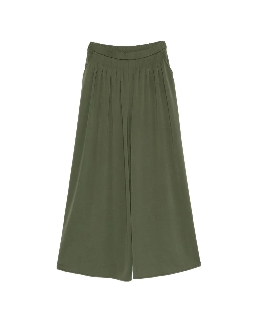 Max Mara Palazzo Plooibroek in het Green