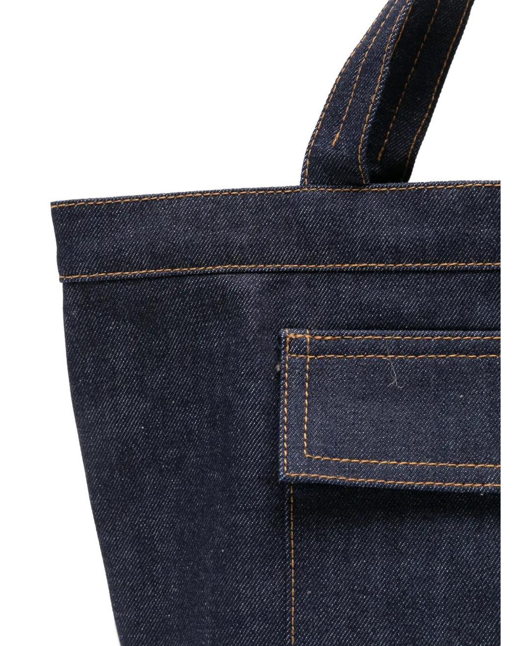 A.P.C. Blue Jade Tote Bag