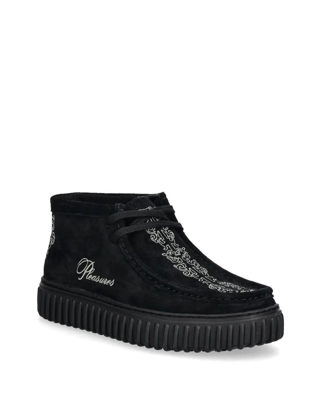 Clarks Black Torhill Shoes for men