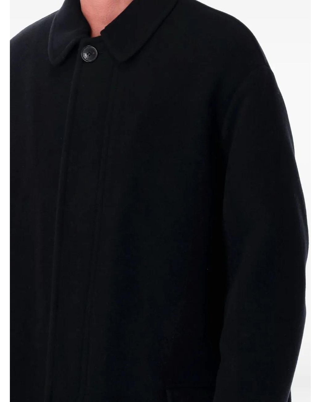 Isabel Marant Black Kirk Coat for men
