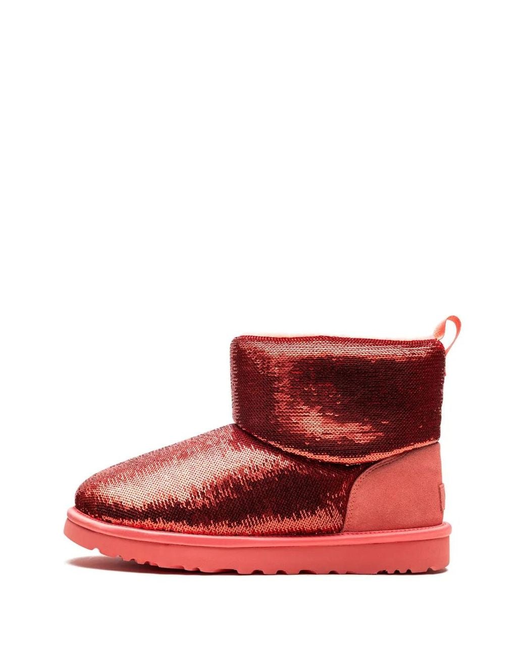 Ugg Red Classic Mini "Starfish" Boots