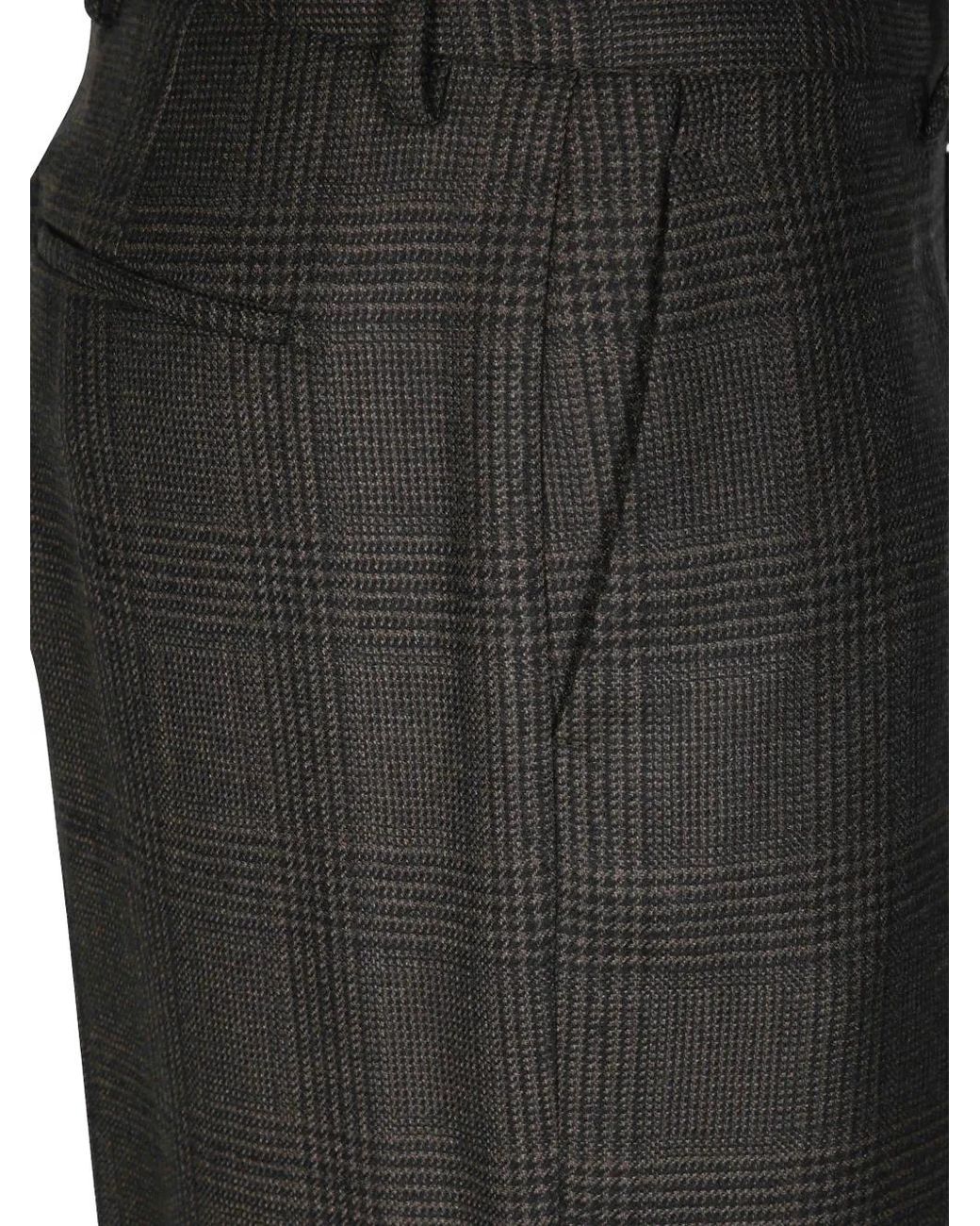 Berwich Black Pantalon De Costume À Carreaux
