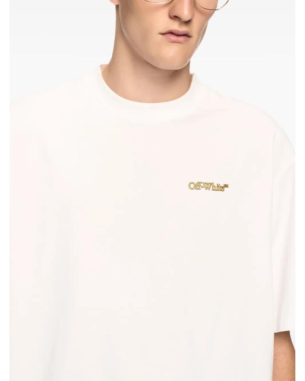 Off-White c/o Virgil Abloh White Tape Arrow" Logo T-Shirt for men