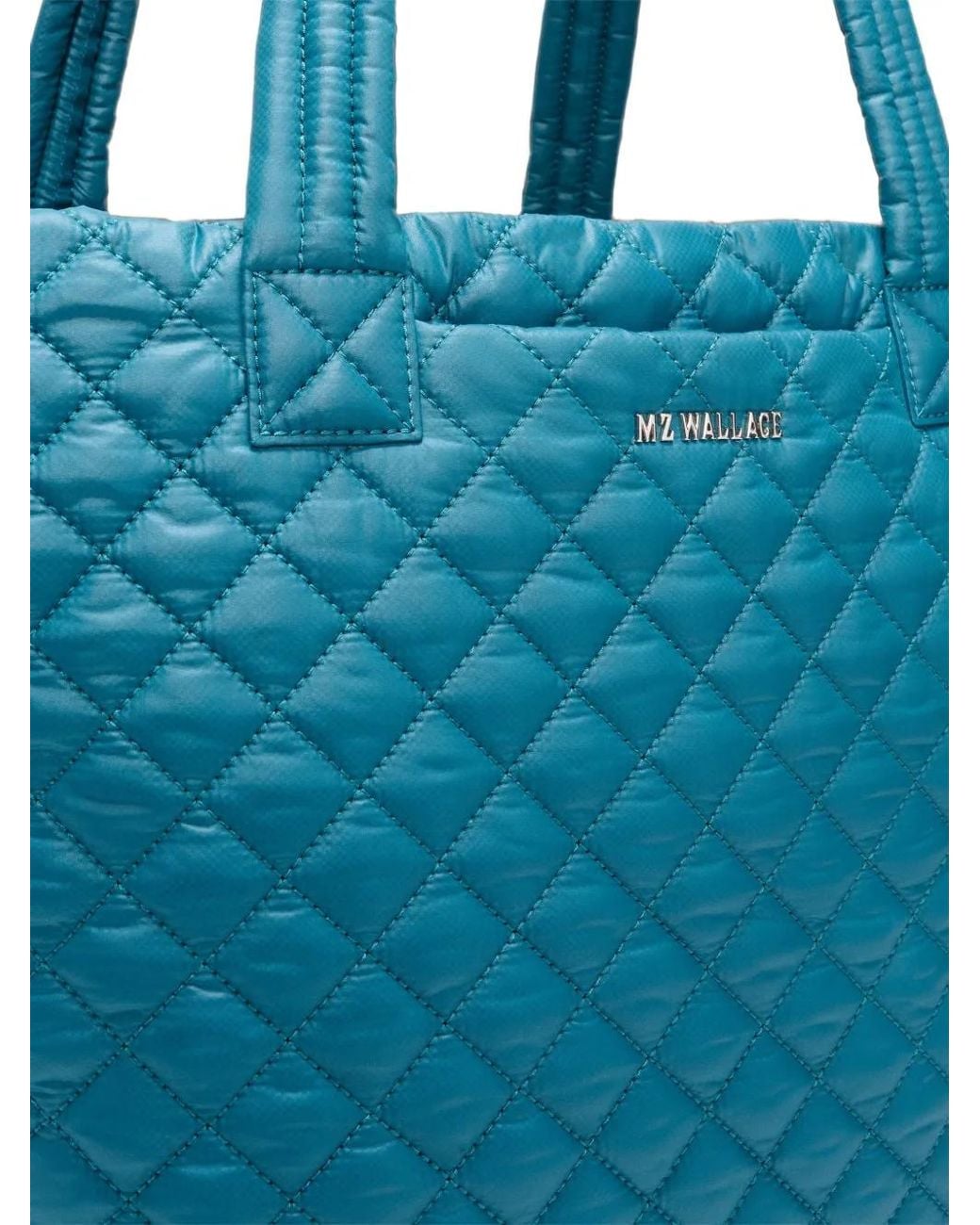 MZ Wallace Blue Medium Metro Deluxe Tote Bag