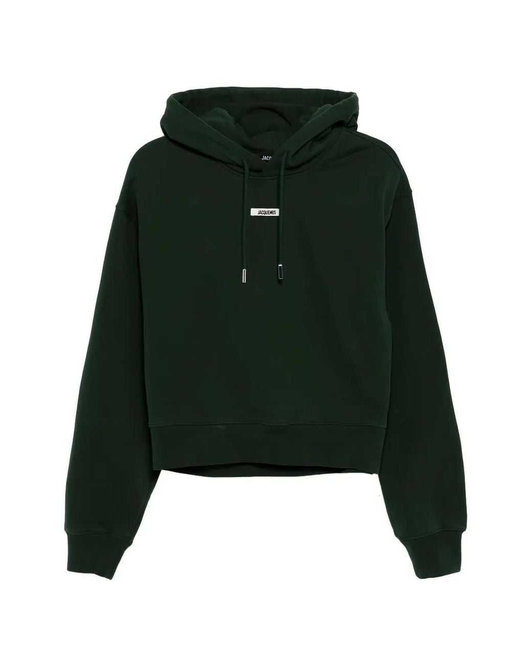 Jacquemus Green Hoodie À Patch Logo