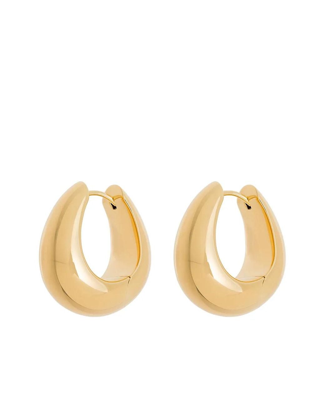 Tom Wood Metallic Ice Hoops Medium