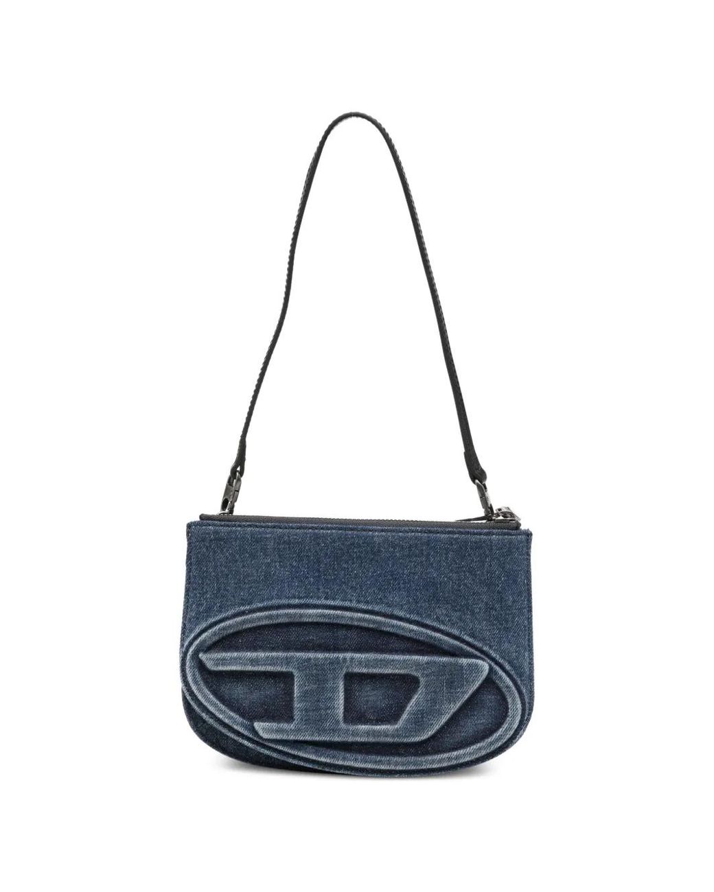 DIESEL Blue 1Dr Twin Denim Crossbody Bag