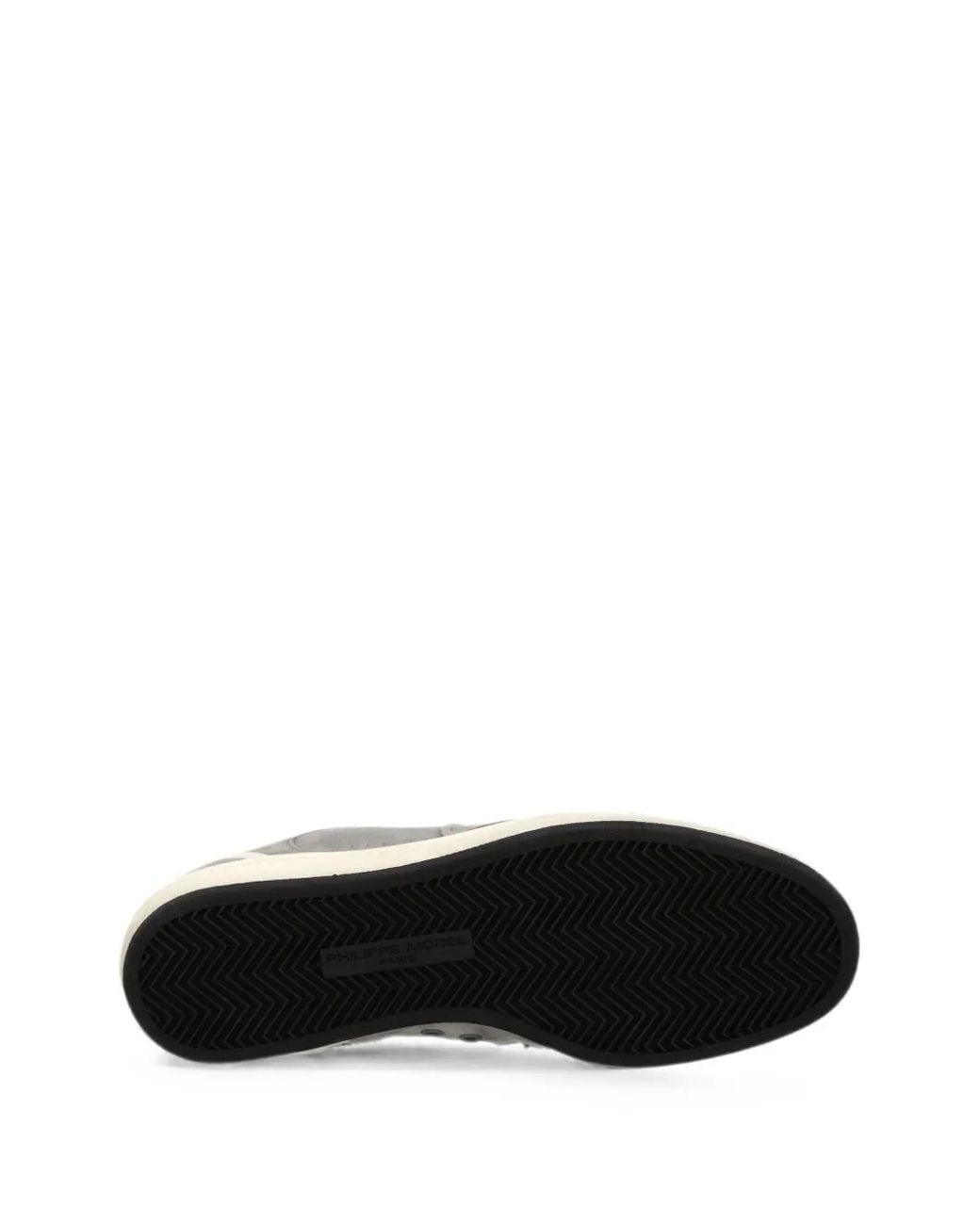 Baskets À Patch Logo Philippe Model pour homme en coloris White