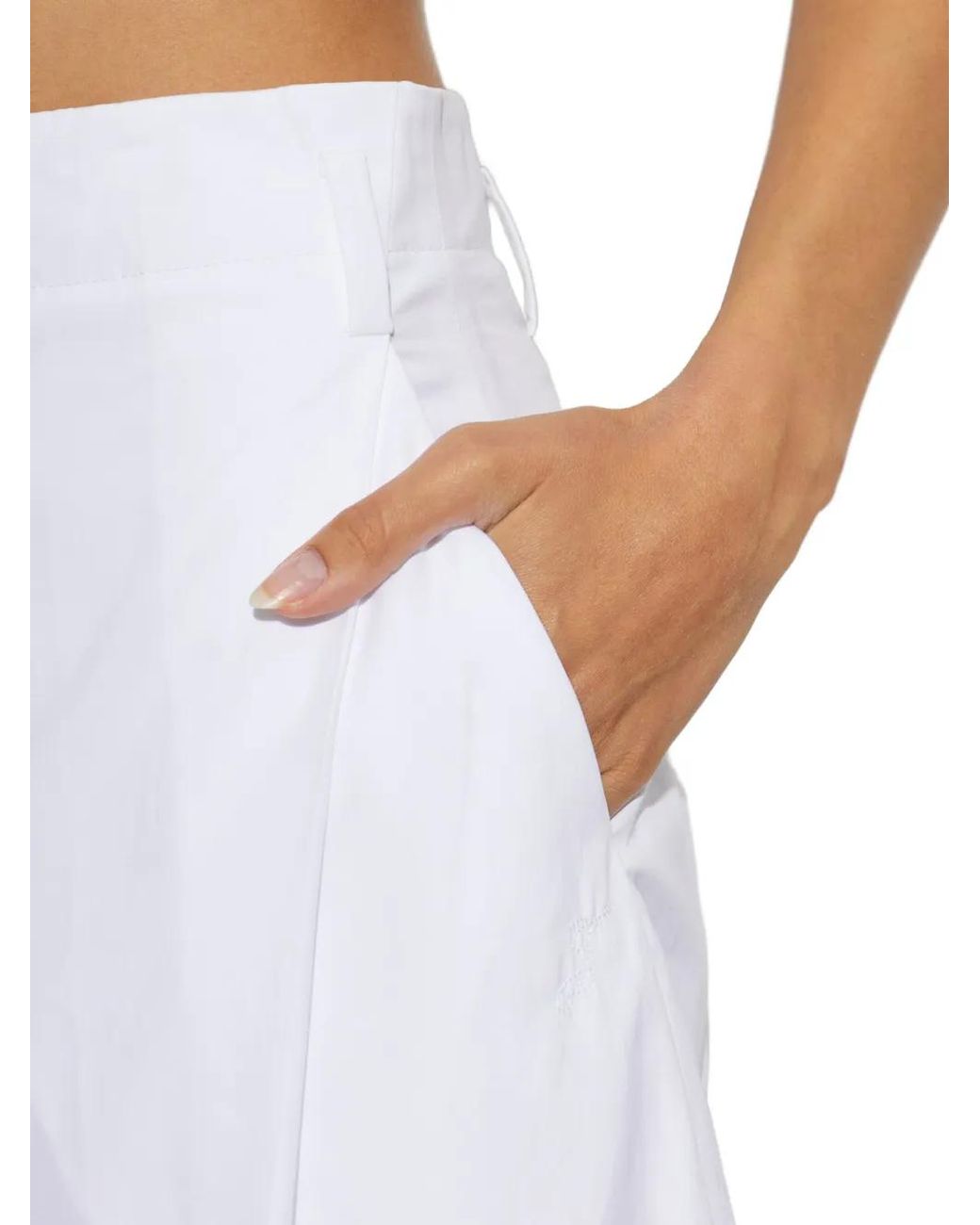 Jacquemus White Miami Straight-Leg Trousers