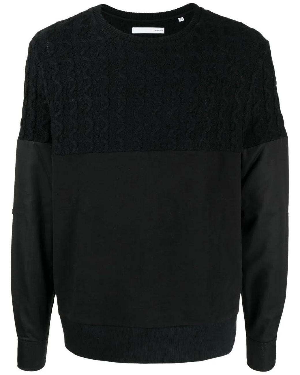 Private Stock Black The Kaine Sweatshirt for men