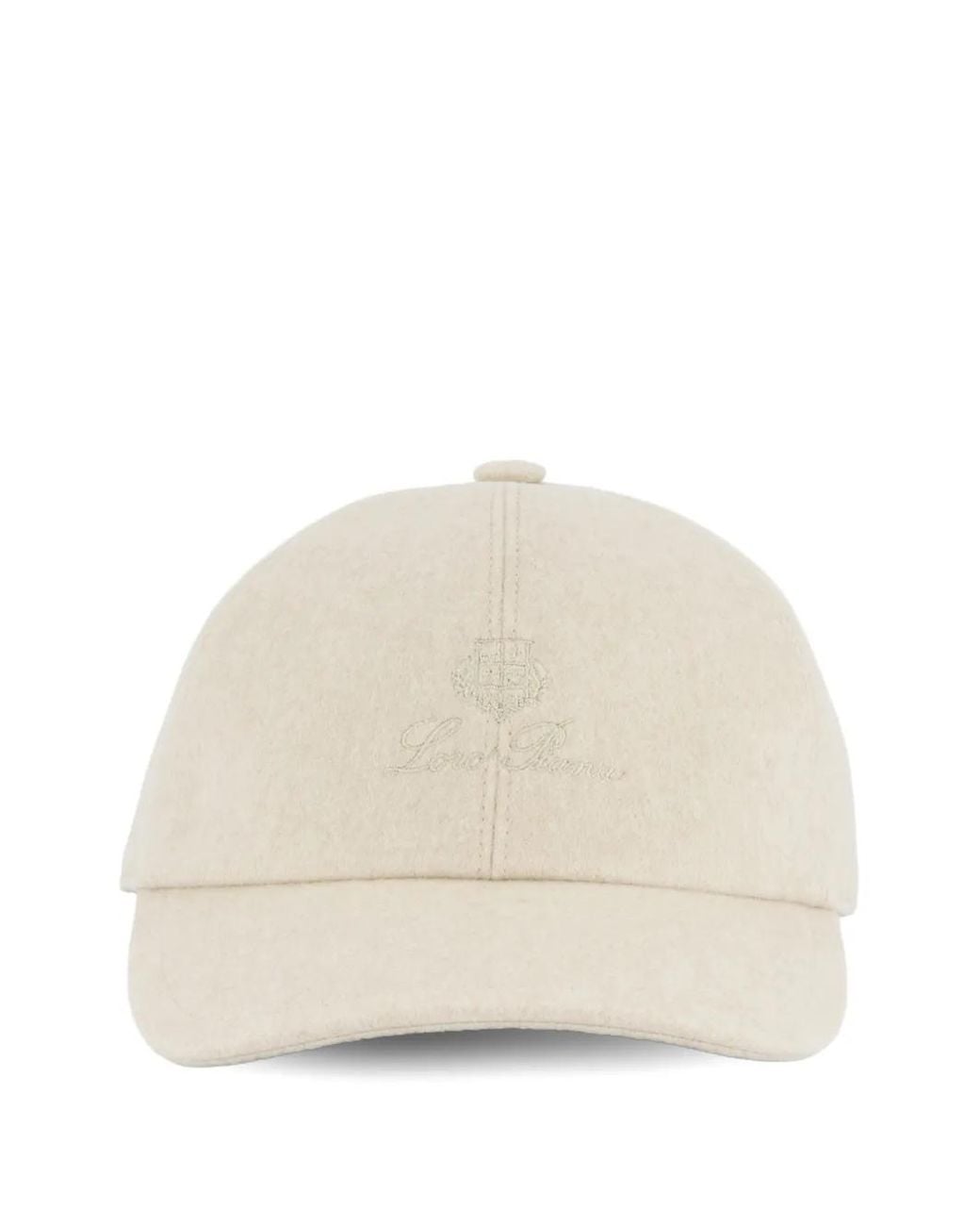 Loro Piana Natural Logo-Embroidered Cashmere Baseball Cap for men