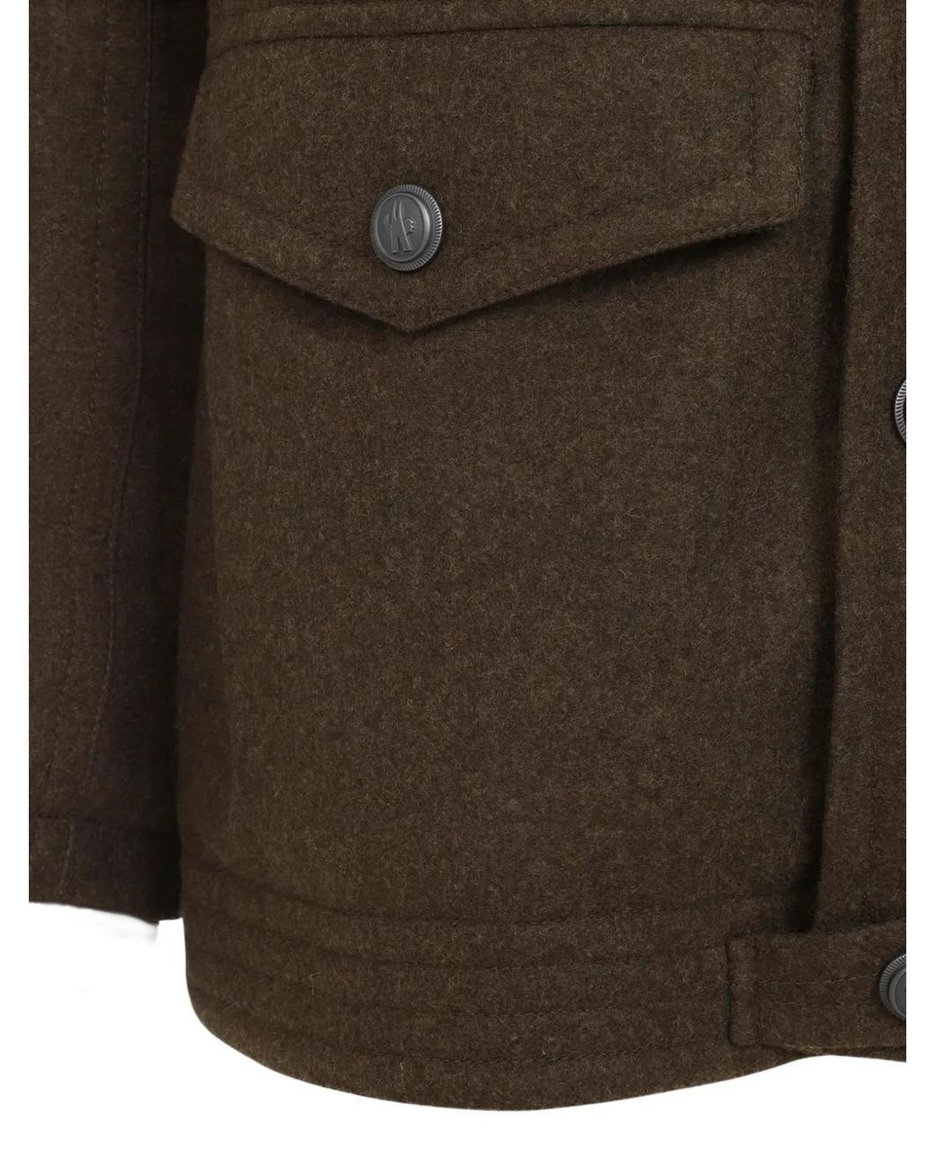 Moncler Brown Manteau Cooper for men