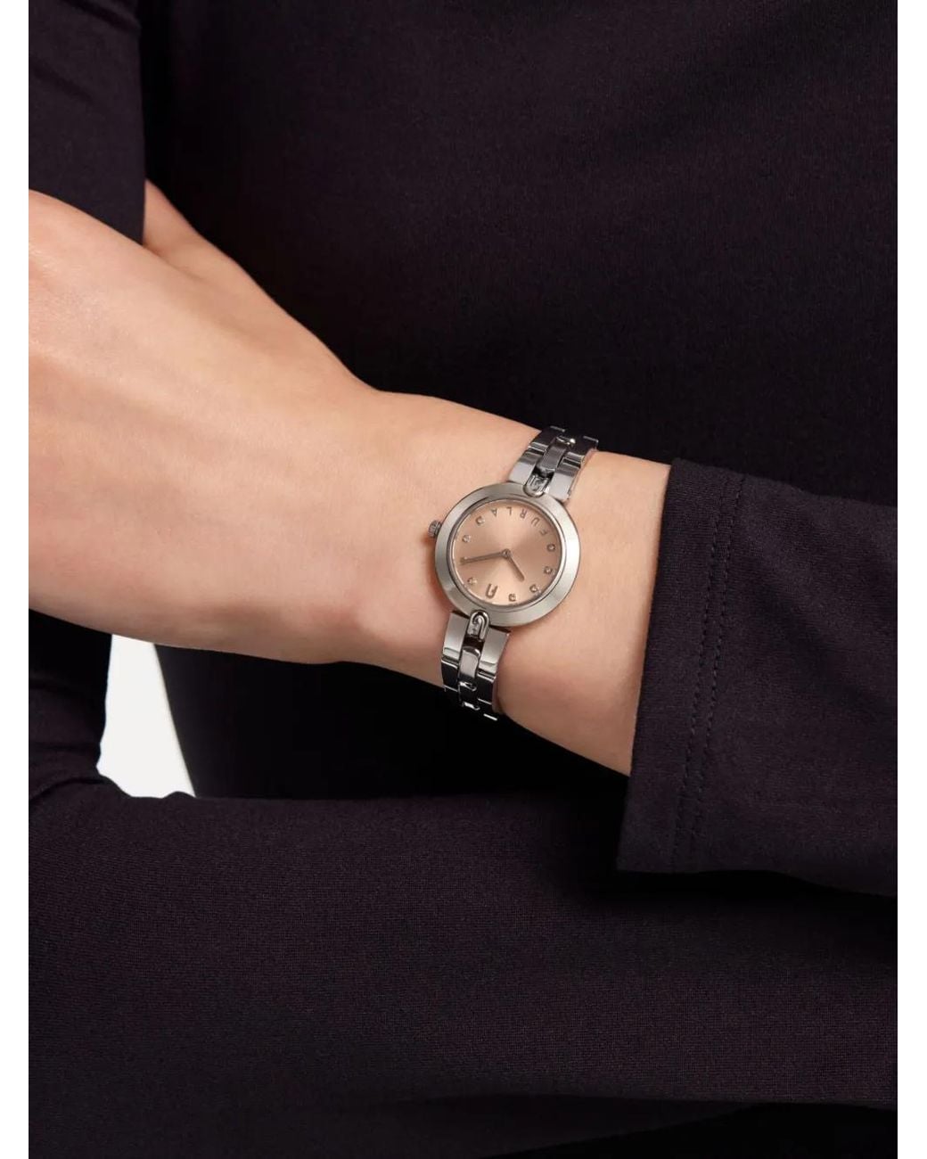 Furla White Logo Links 28Mm