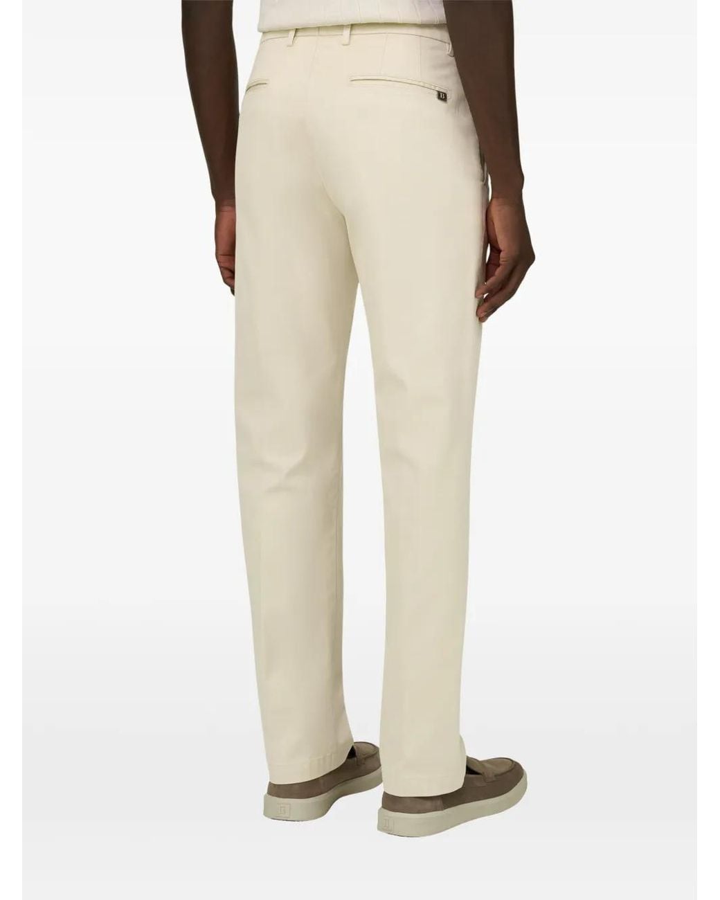 Boggi Natural Straight-Leg Chino Pants for men
