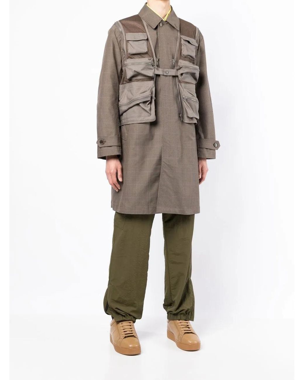 Undercover Gray Coats Brown for men