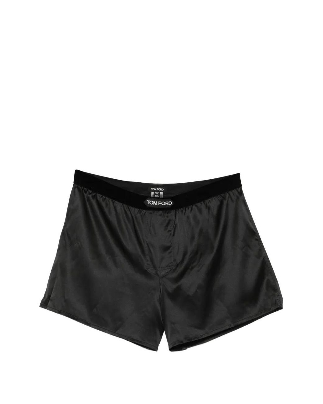Tom Ford Black Logo-Patched Boxer for men