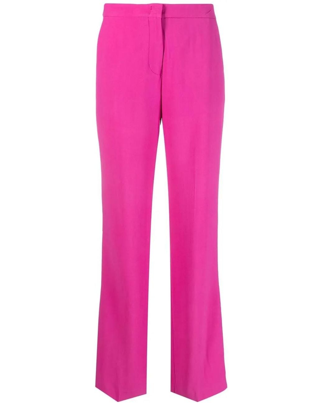 FEDERICA TOSI Pink Straight-Leg Trousers