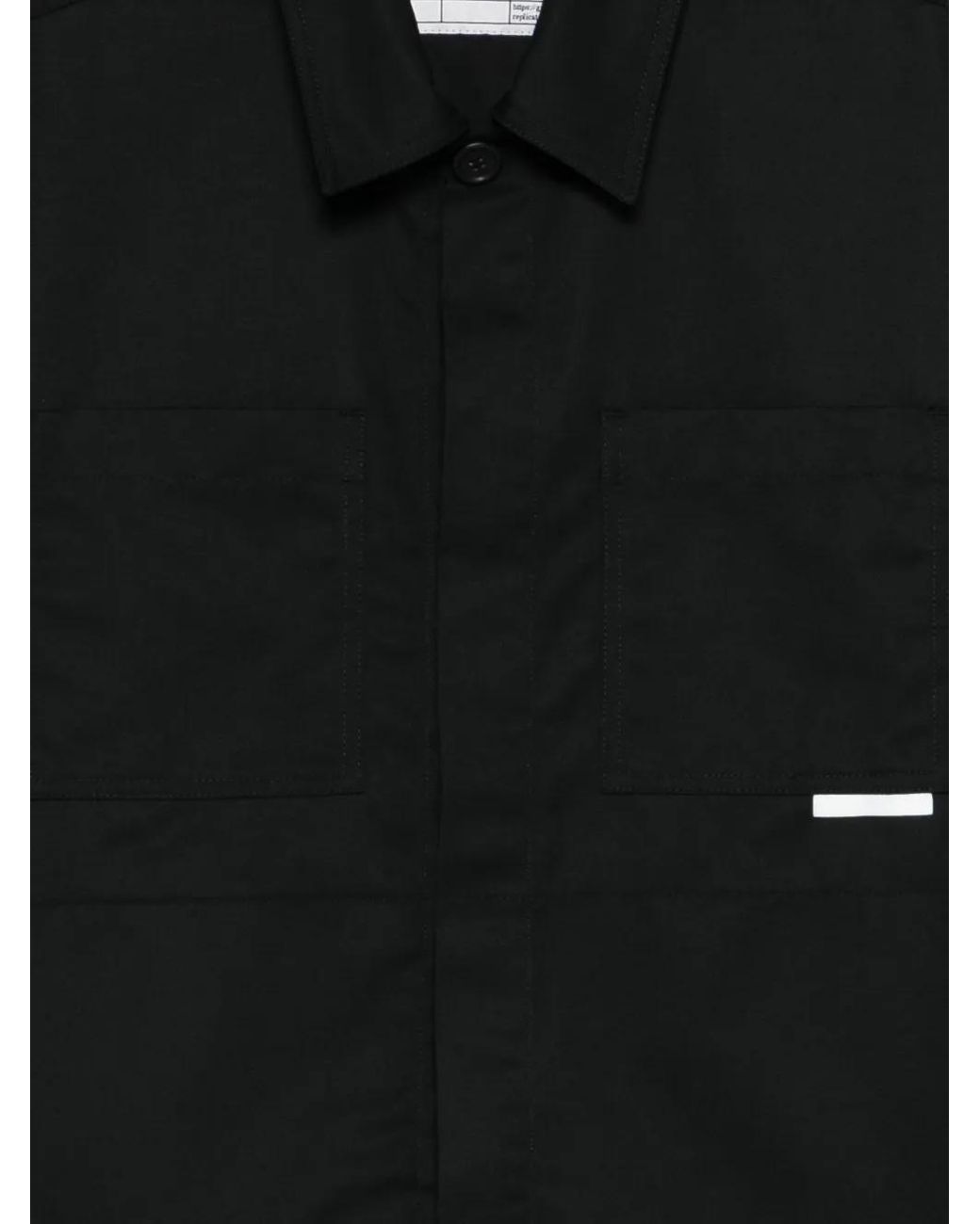 GR10K Black Pocket Coat for men