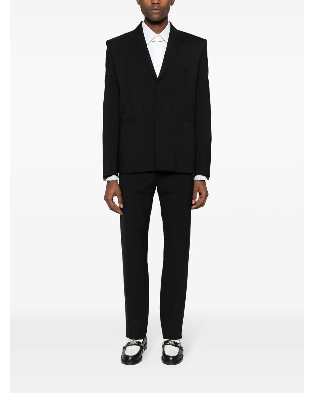 MSGM Black Trousers for men