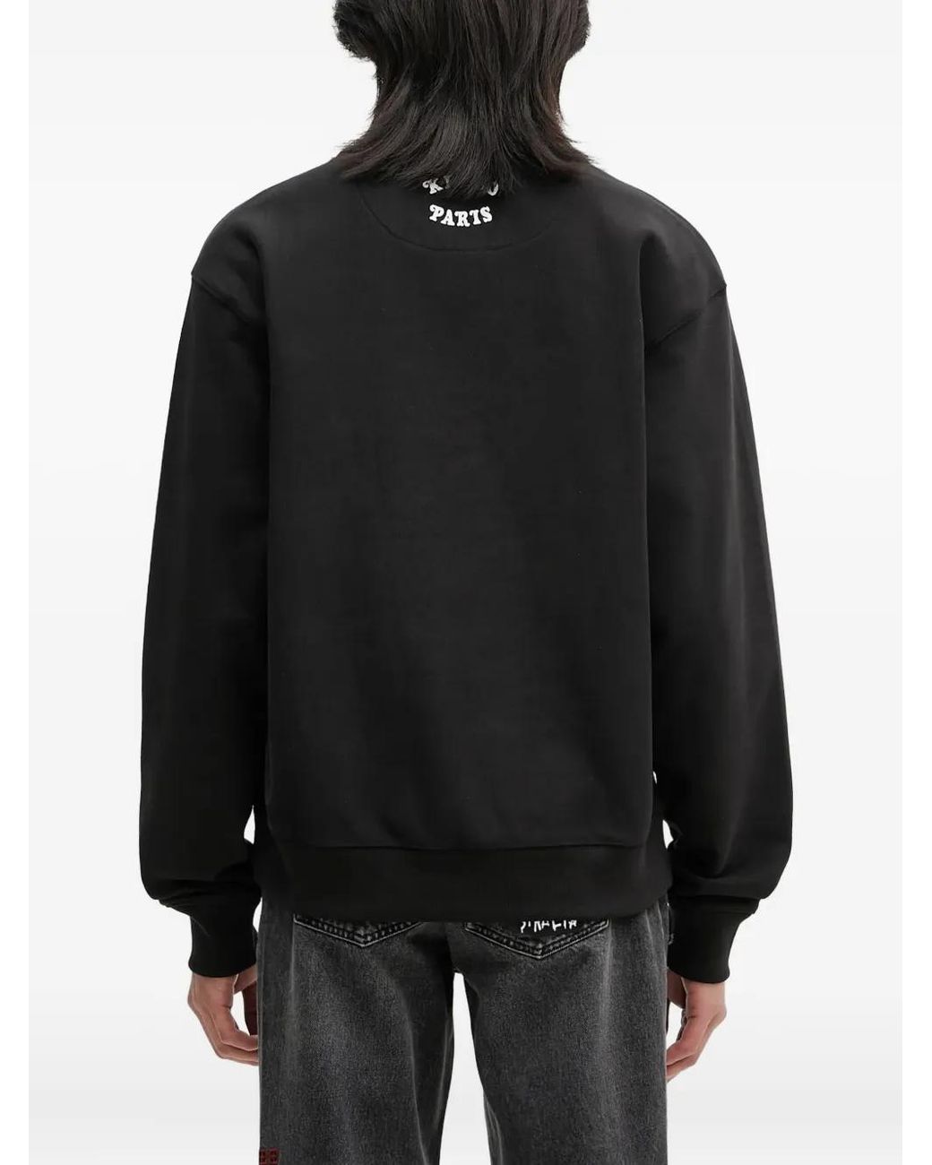 KENZO Black X Verdy Tiger-Embroidered Sweatshirt for men