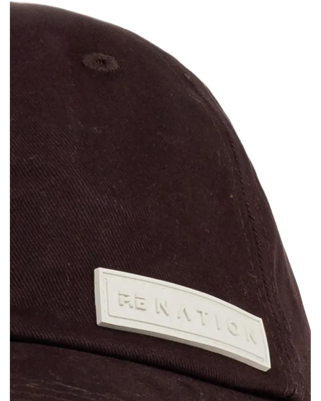 P.E Nation Brown Logo-Patch Baseball Cap