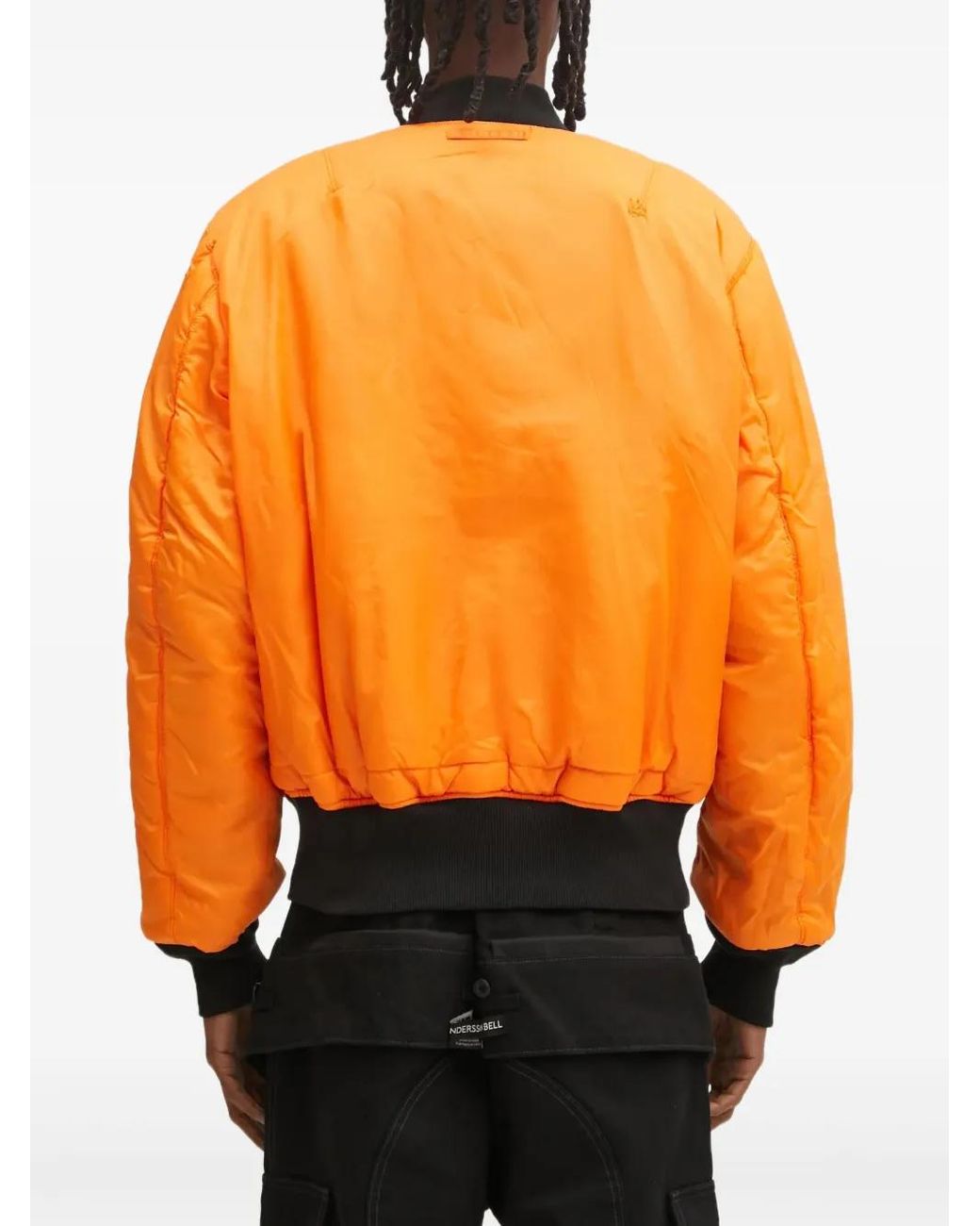 No Problemo Black Reversible Bomber Jacket for men