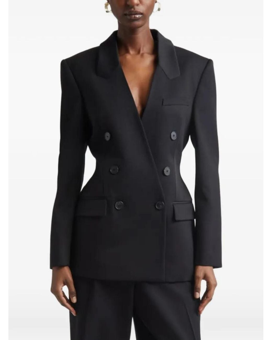 Givenchy Black Double-Breasted Blazer