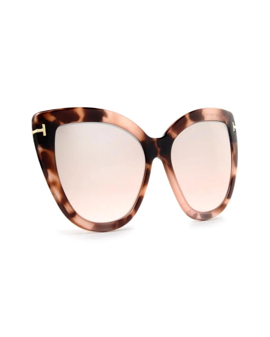 Tom Ford Black Sonnenbrille Mit Oversized-Gestell