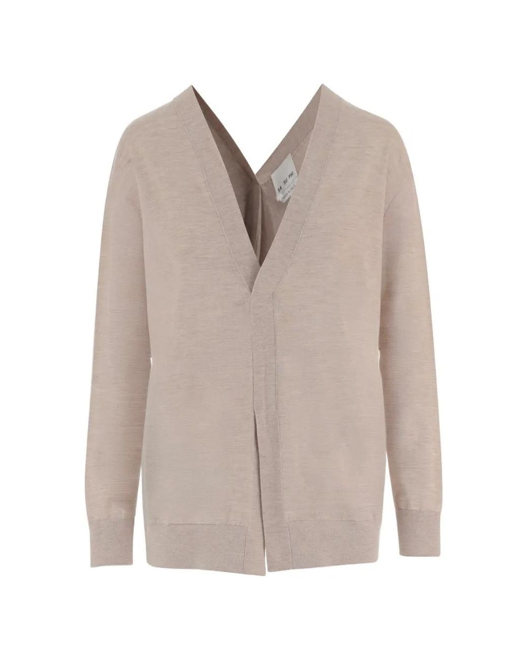 Sa Su Phi Natural V-Neck Sweater