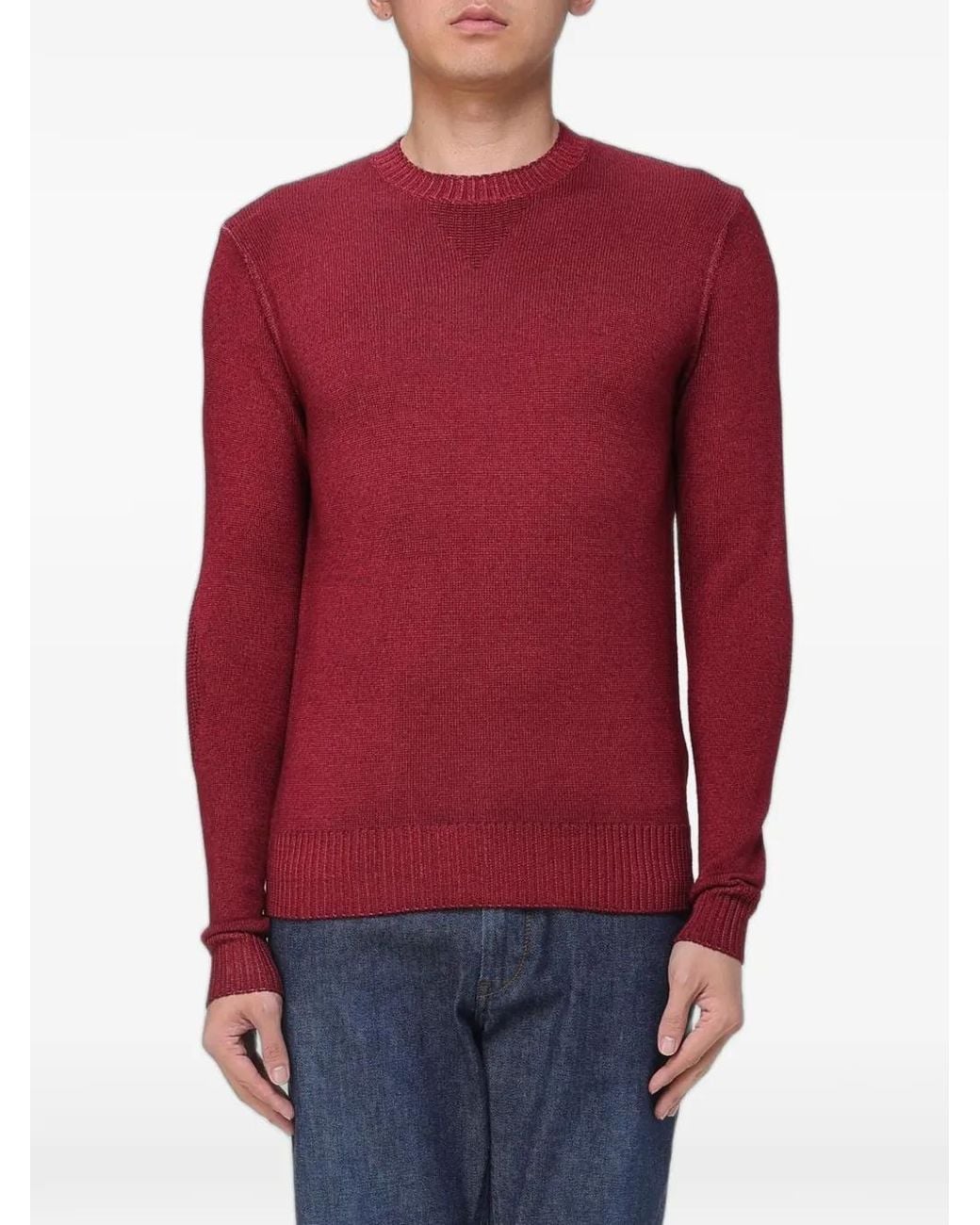 XC Pullover Mit Ellenbogen-Patch in Red für Herren