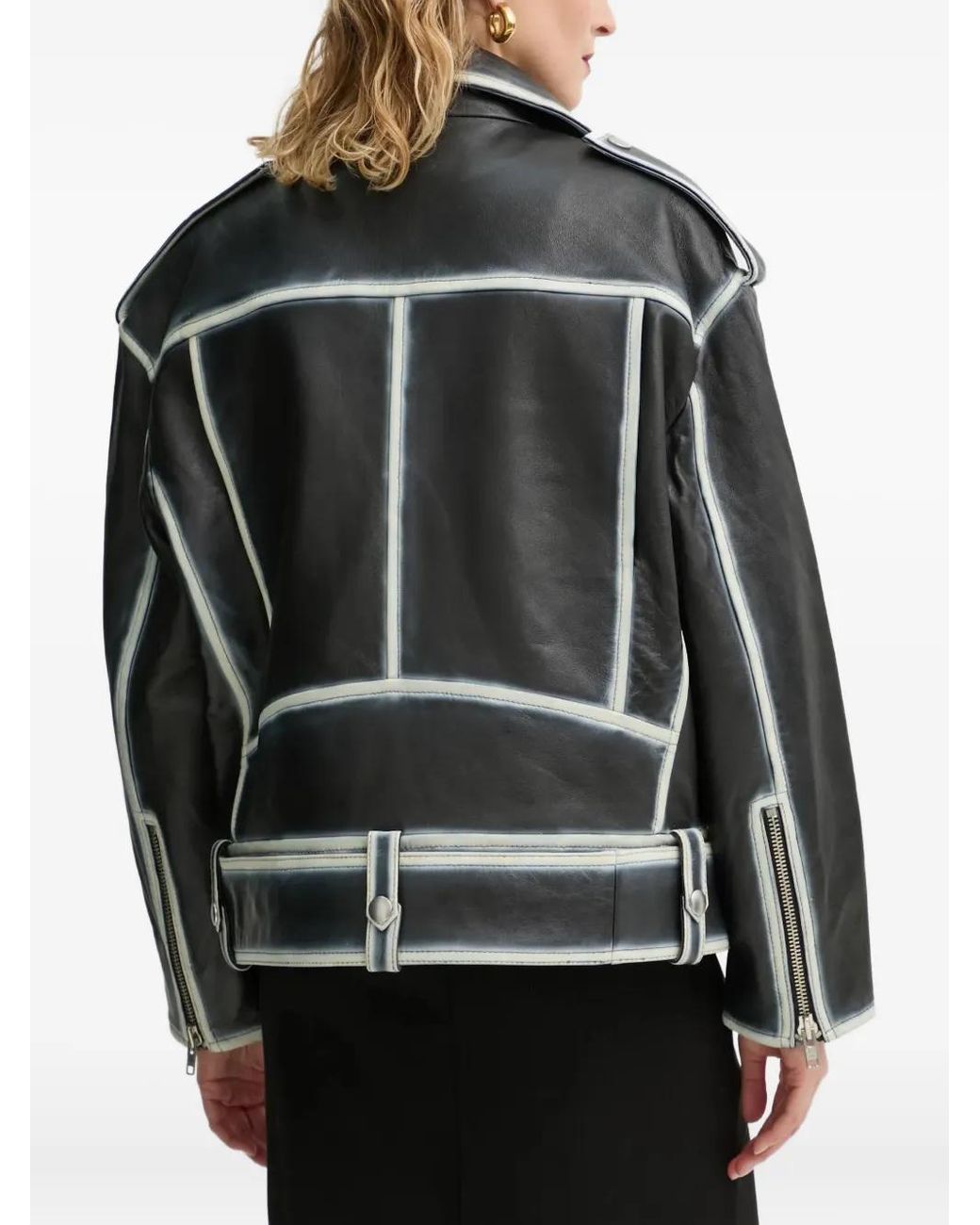 Stand Studio Black Irene Belted Jacket